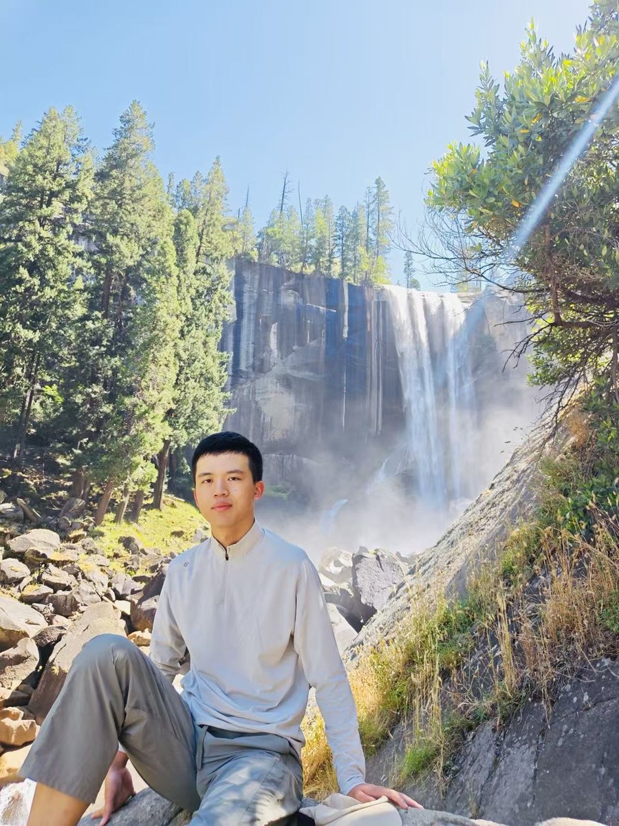 Yuhan Chi at Vernal Fall, Yosemite